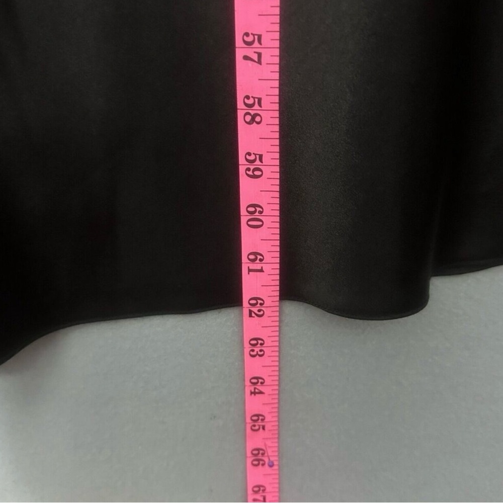 Christina Wu Elegant Black Satin Evening Gown - Picture 10 of 14